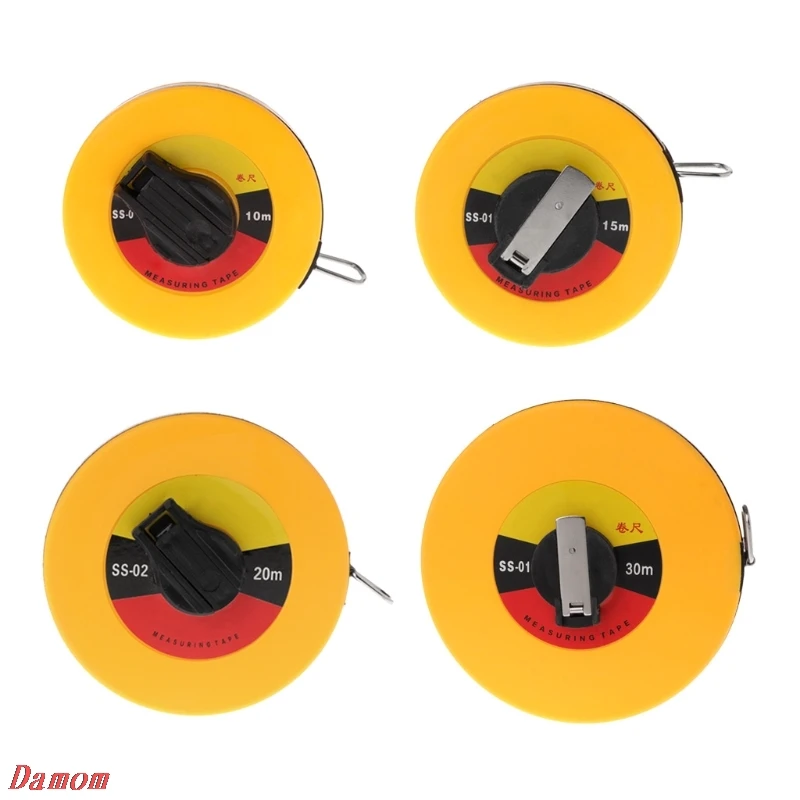 Волокно измерительная лента 10/15/20/возможностью погружения на глубину до 30 м ручной Диск Гибкая линейка заводные измерения