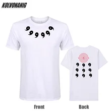 Naruto Immortal Of The Six Path Obito Uchiha Japan Anime Print T-Shirt Men O-Neck Cotton Short Sleeve Tees Shirt Black White Tee the immortal crown