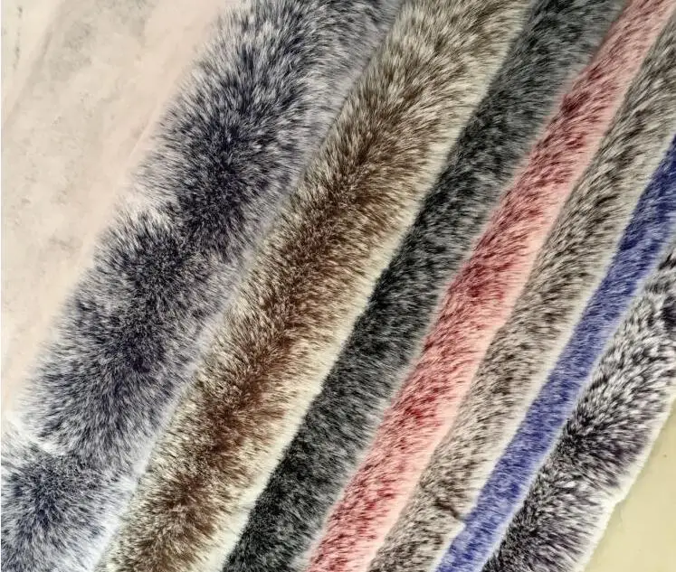 9 estilo Rex conejo largo pelo animal algodón felpa lana tela para abrigo textiles hecho a mano parche Jacquard grueso lentejuelas tela a345 - 1