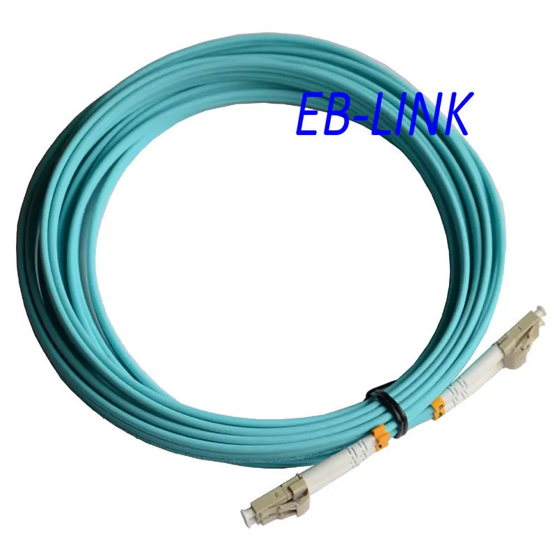 

2M LC-LC DUPLEX 10 GIGABIT 50/125 MULTIMODE FIBER OPTIC CABLE OM3 AQUA 10GB,PATCH CORD JUMPER
