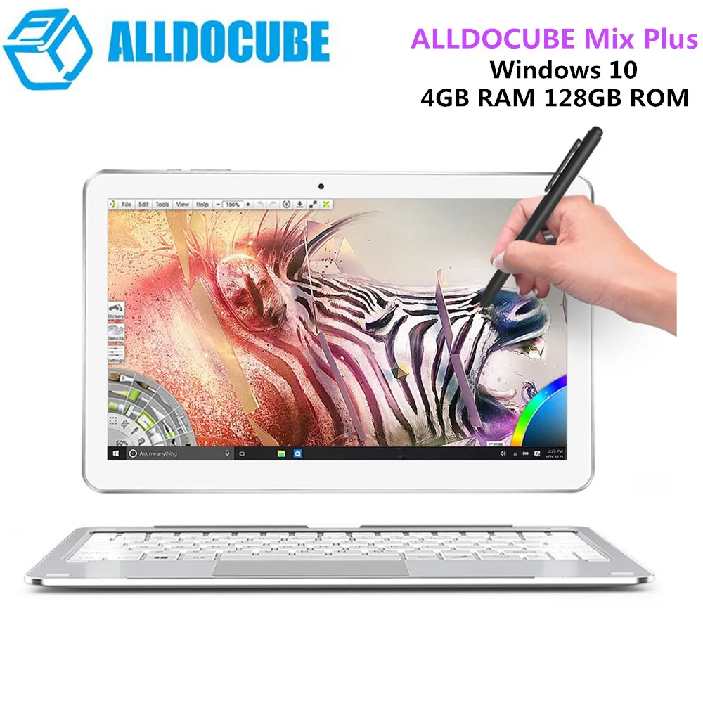 

ALLDOCUBE Mix Plus 2 in 1 Tablet PC Windows 10 OS 10.6" IPS intel Kabylake 7Y30 Dual Core 4GB 128GB Dual Camera