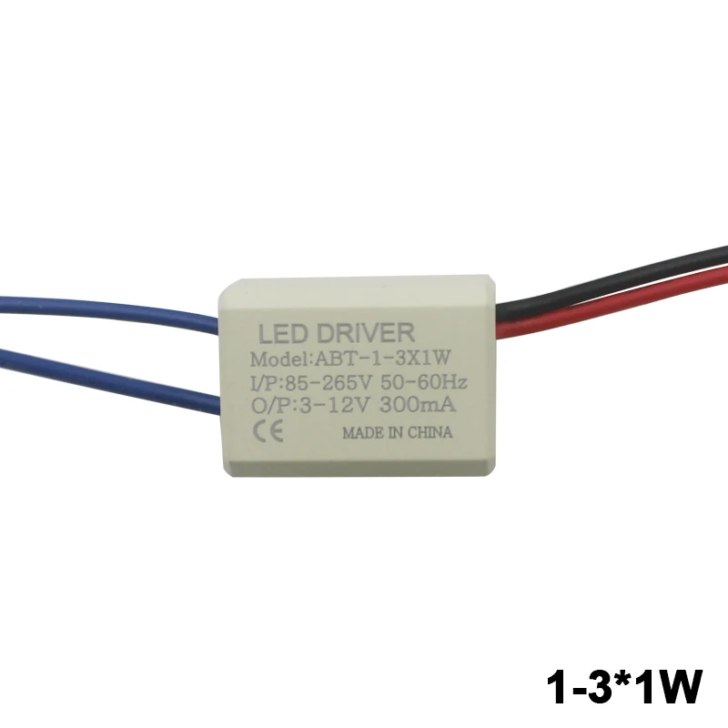 1-2x3W 1-3W 4-6W Светодиодный драйвер AC85-265V настенный светильник Сменный Адаптер для привода 240-270mA 500mA трансформатор питания