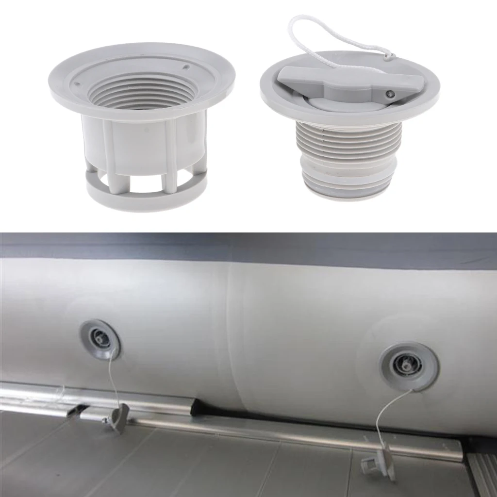 6 Holes Air Valve Screw Cap  Air Valve Adapter Cap Replacement for Inflatable Boats Raft Kayak Airbed Outdoor 