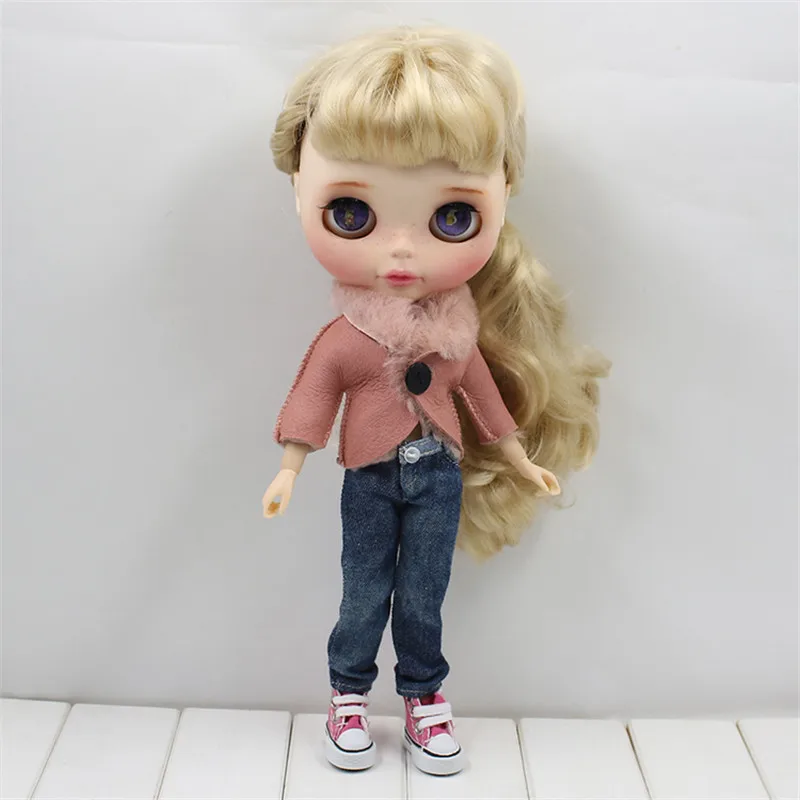 

Clothes For 1/6 Blyth Felt Coat Elegant N Warm Spend A Warm Winter With Your Blyth Doll