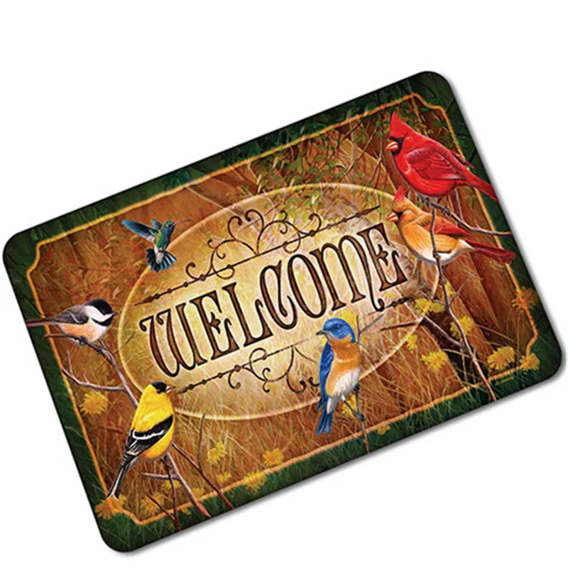 Amellor welcom животного Дизайн пол Ковры коврики нескользящей резиновой назад Забавный Коврик для прихожей открытый вход коврики и ковры