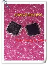10pcs/lot STM32F303CBT6 STM32F303 CBT6 LQFP-48 32 bit FLASH microcontroller, 128KB RAM