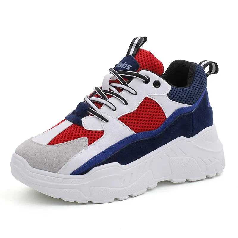 Модные кроссовки Женская обувь Дышащие на платформе Tenis Feminino Лидер продаж