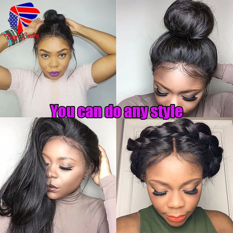 

8A Brazilian Full Lace Human Hair Wigs Glueless Lace Front Human Hair Wigs With Baby Hair Lace Front Wigs For Black Women