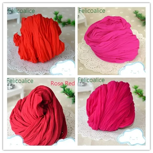 

5pcs Multicolor Single Color Nylon Flower Stocking Making Accessory Materials