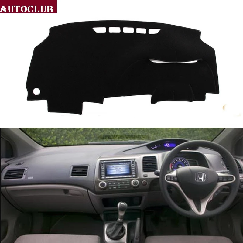 

For Honda civic 2006 2007 2008 2009 2010 2011 2012 8th generation Car Styling Covers Dashmat Dash Mat Sun Shade Dashboard Cover
