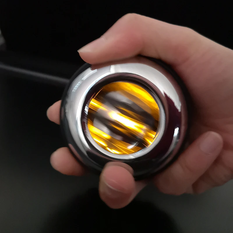 Günstig LED Auto Start Power Handgelenk Ball Metall Muscle Training Druck Zu Entlasten Fitness Gyroskop Exerciser Kraft stärken Ball EIN