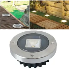 

Solar Power Buried LED 100000 Hours Auto-on Sensor Night Light Ground Lamp Outdoor Path Way Garden Light Decking Waterproof