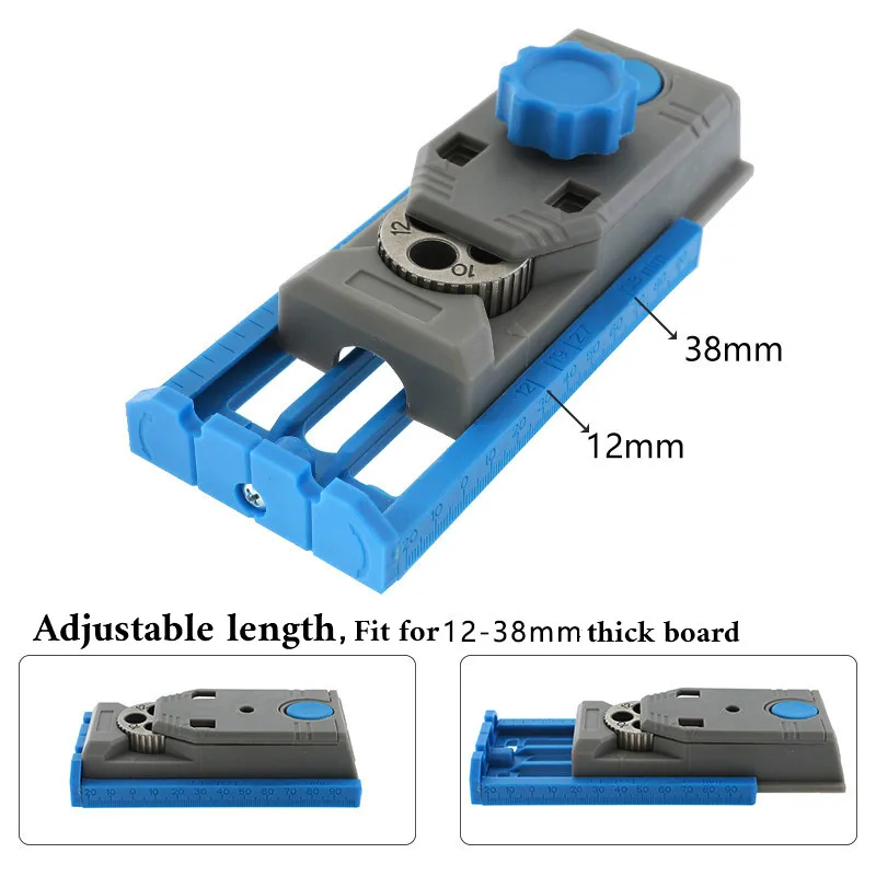 2-в-1 деревообрабатывающий сверлильный из шаблона для отверстий под косой склонны косой отверстие джиг комплект ж/Масштаб прямые отверстие позиционер перфорационный инструмент