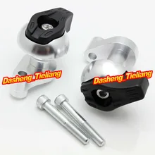 Para yamaha YZF R6 2006 2007 Frame Sliders Crash Pads Protector, motocicleta Piezas de Recambio de Accesorios, Color plata