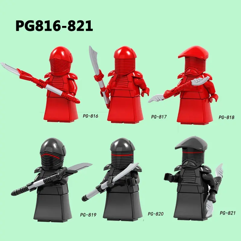 

Building Blocks Single Sale The Last Jedi Royal Guard Han Solo Storm Soldier Bricks Toys for Children Gifts PG816-821