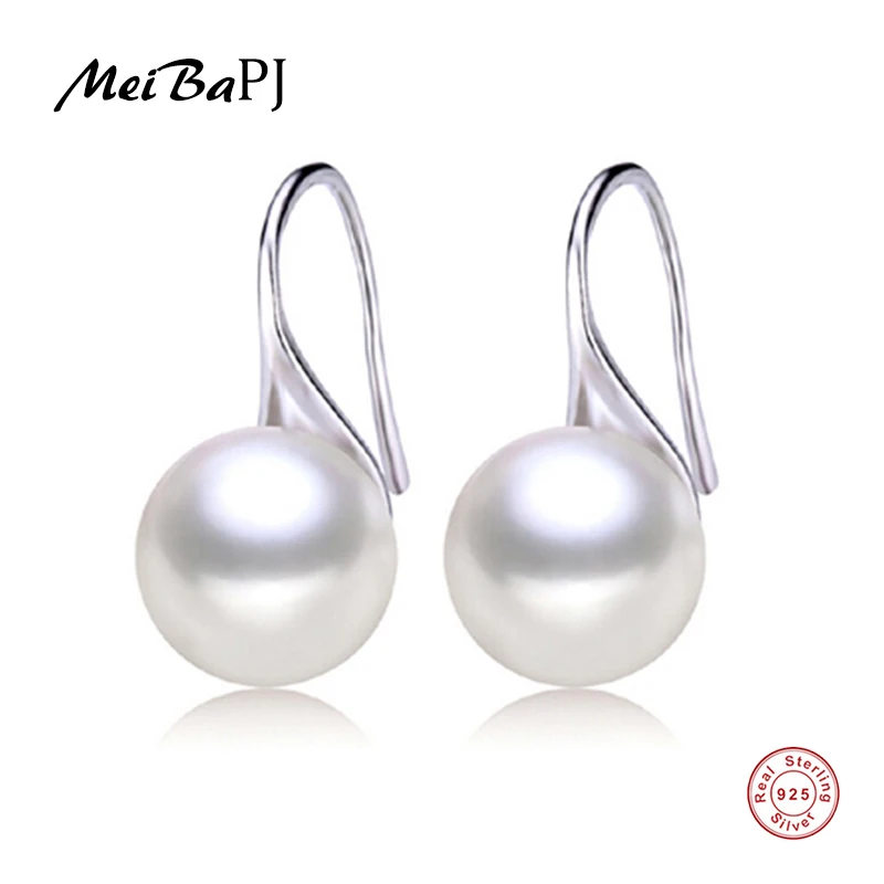 

MeiBaPJ High Quality Natural Freshwater Pearl Earrings