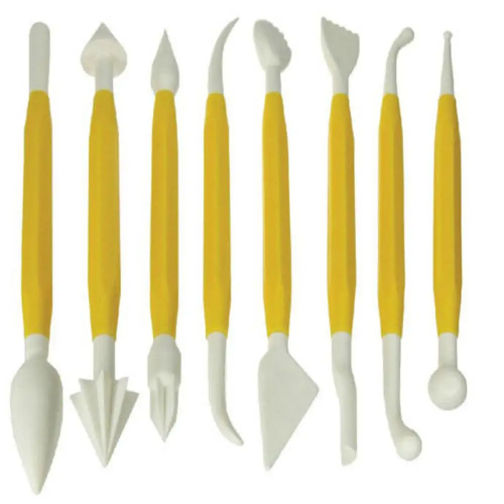 

8pcs/Lot 16 Patterns Fondant Cake Decorating Flower Sugar Craft Modelling Tools Clay Fondant Cake Decorating kitchen baking Tool