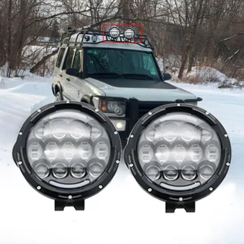 

2pcs 7 inch 105W led headlight high low beam led work light with DRL parking light for jeep wrangler land rover Offraod 4x4 ATV