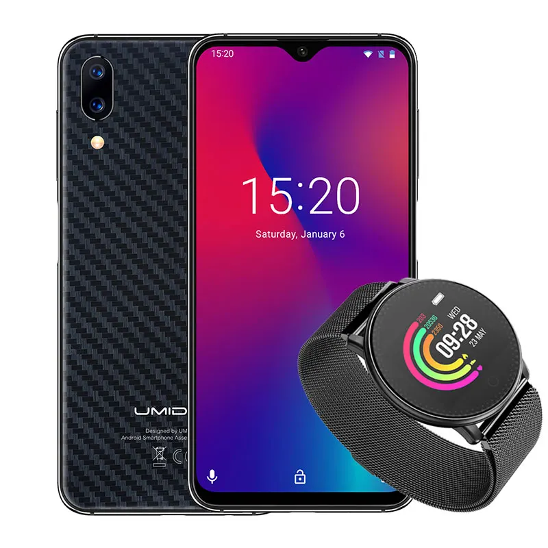 UMIDIGI One Max Global Bands 4 Гб 128 ГБ 6," полноэкранный смартфон Helio P23 4150 мАч NFC Беспроводное зарядное устройство для лица ID 18 Вт - Цвет: Add Uwatch Carbon