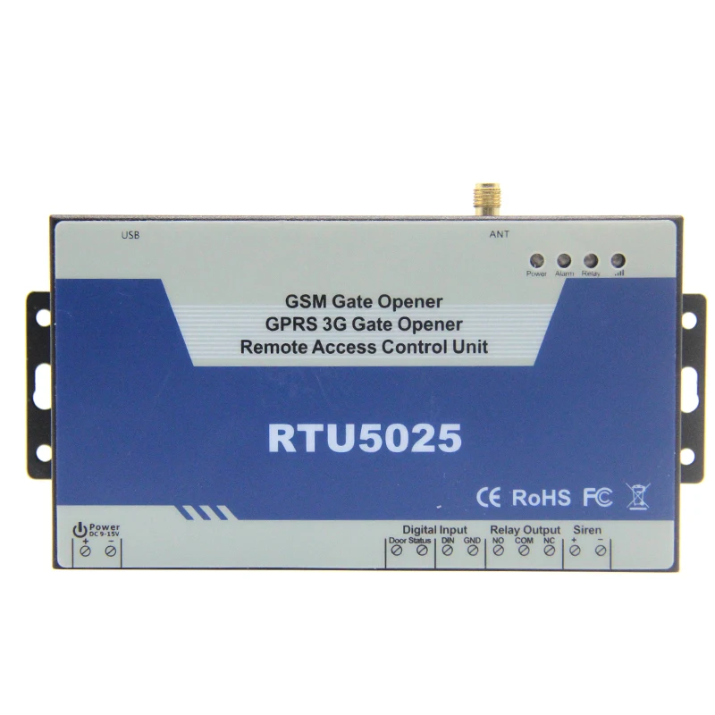 

GSM 3G Gate Opener Wireless GSM Relay Access Controller Door Opener Garage Rolling Gate Opener by SMS Free Call RTU5025