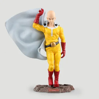 

Hot Comic Anime One Punch Man Saitama Battle Hit Cloak 20cm Figure Figurine Toys Best for Kid