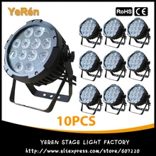 10 шт. в упаковке) IP65 Водонепроницаемый Par светодиодный светильник с RGBWA UV 6в1 светодиодный светильник для клуба KTY Conference