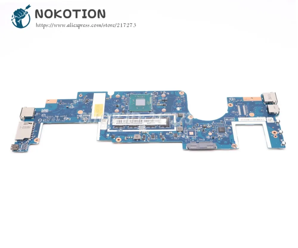 NOKOTION العلامة التجارية جديد AIUU1 NM-A201 الرئيسي مجلس لينوفو اليوغا 2 11 اللوحة المحمول SR1W2 N3530 وحدة المعالجة المركزية على متن
