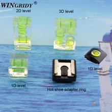 Wingridy 3-осевой типа "горячий башмак" с фиксированным гидроуровень(ватерпас) 3D 2D с пузырьковым уровнем для Canon/Nikon/Pentax DSLR Камера вспомогательных приспособлений для фотосъемки