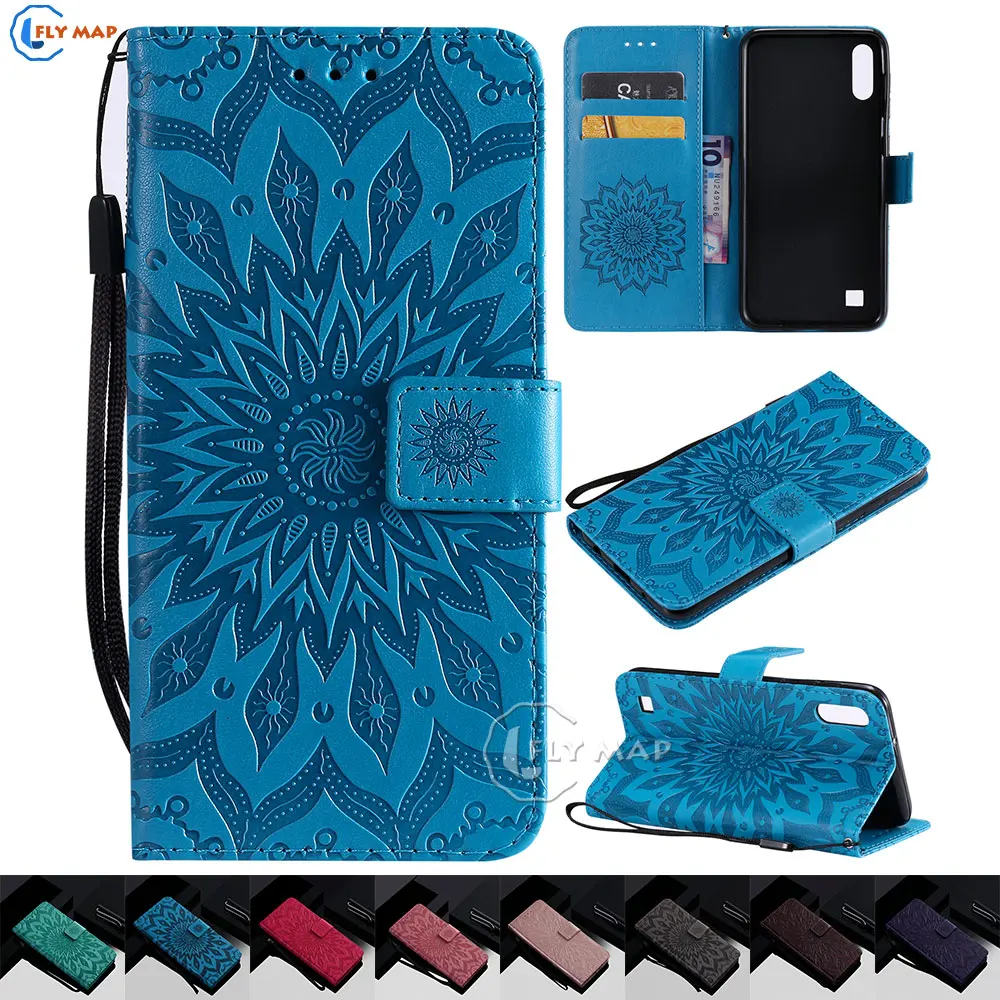 

Case Cover for Samsung Galaxy A10 A 10 2019 A105 A105F/DS A105FD Wallet Flip Phone PU Leather SM-A105FD SM-A105F/DS Silicone Box