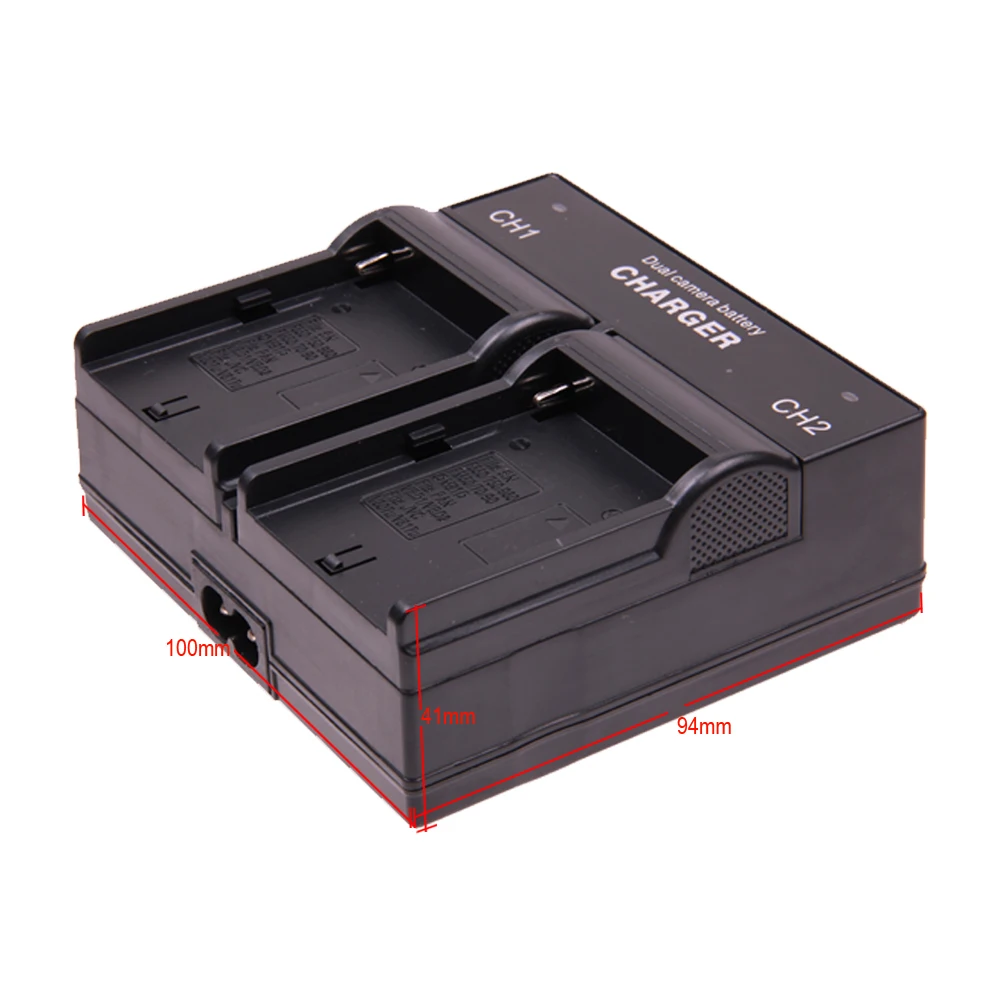 Двухканальное зарядное устройство для SONY NP-FM50 FM70 FM90/QM71D/QM91D NP-FM500H/FM55H