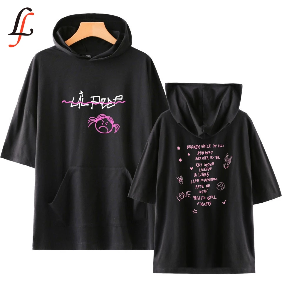 Lil открытым harajuku женские толстовки футболка классная с замком молнией лето/осень