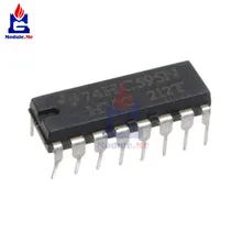 1 PC IC ชิป SN74HC595N 74HC595 74HC595N HC595 DIP-16 8 บิตโมดูล IC(China)