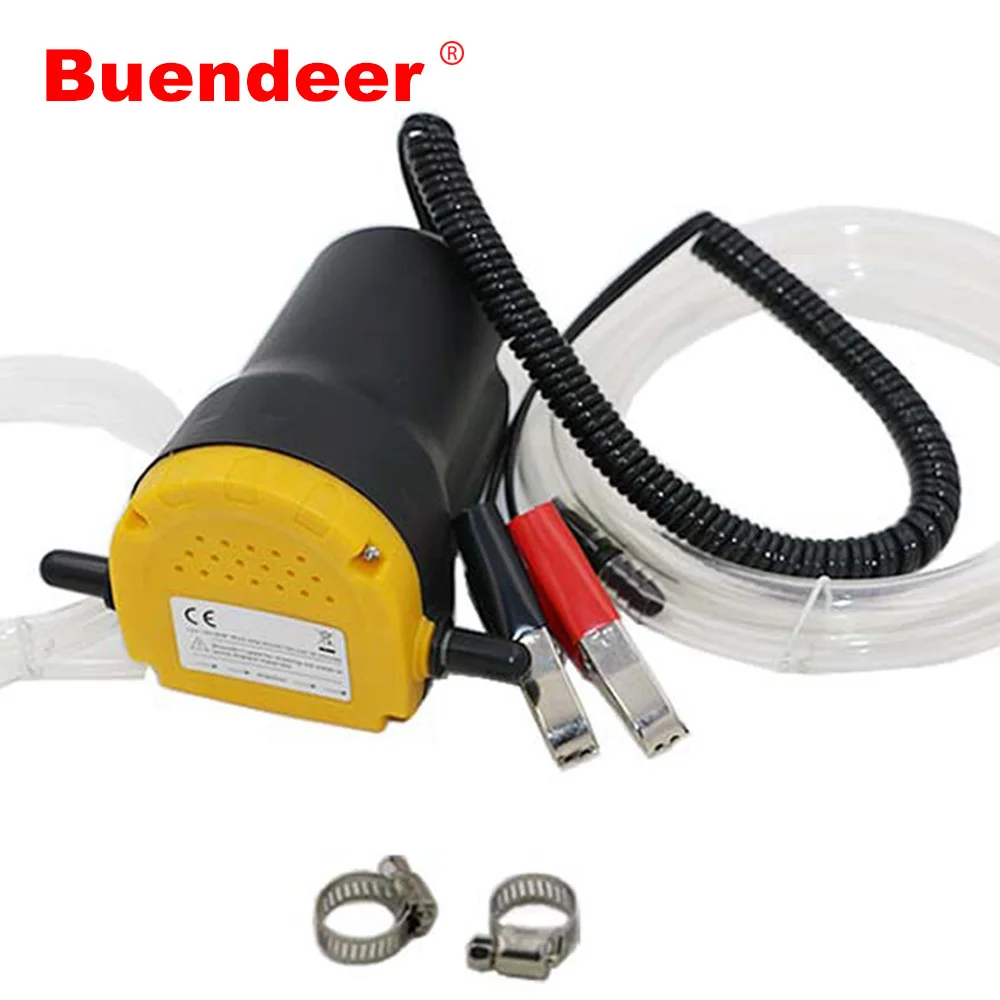 Buendeer 12V 60W Car Oil Diesel Fluid Pump Sump Extractor Scavenge