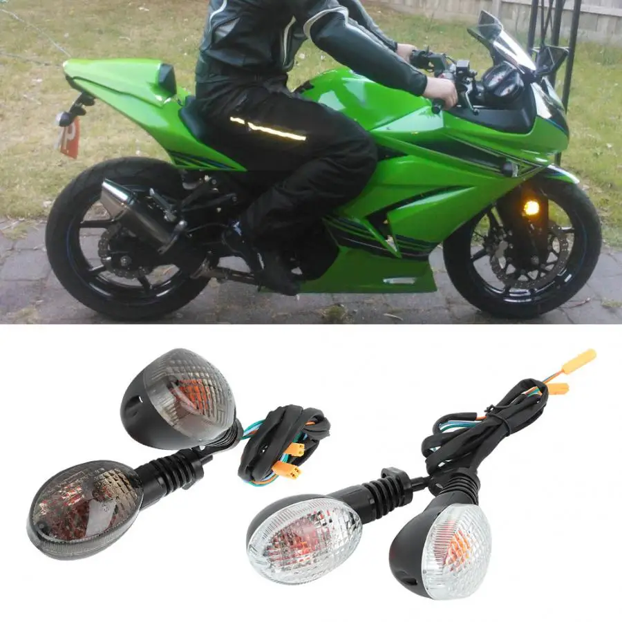 2 шт. сигнальная лампа поворота подходит для Kawasaki Para Ninja 250 EX250 2008-2012 KLX 250SF 2009-2011 модификация мотоцикла