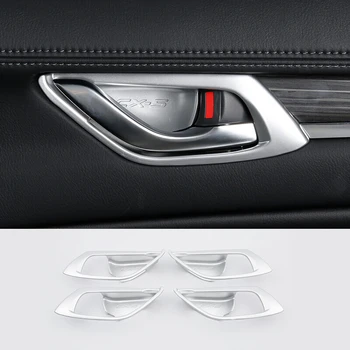 

For Mazda CX-5 CX5 2017 2018 KF 2nd Gen ABS Car Interior Door Handle Handrail Frame Cover trim Stickers Decoration Car styling