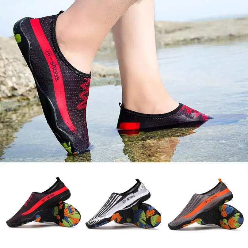 

Outdoor Unisex beach Summer Shoes Woman Men Shoes Trekking Upstream Walking Water Quick Drying sneaker Shoes 0725