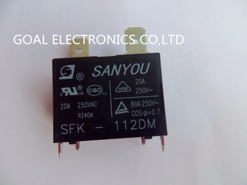 

SANYOU relay SFK-112DM HF102F-12VDC G4A /20A250VAC