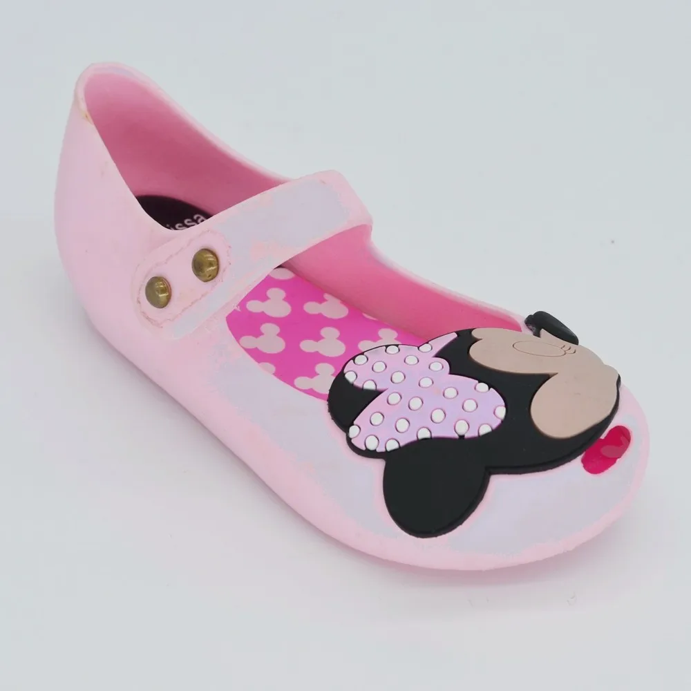 Обувь Melissa Mickey & Minnie сандалии для девочек прозрачная обувь милые маленьких 14 5 17 см