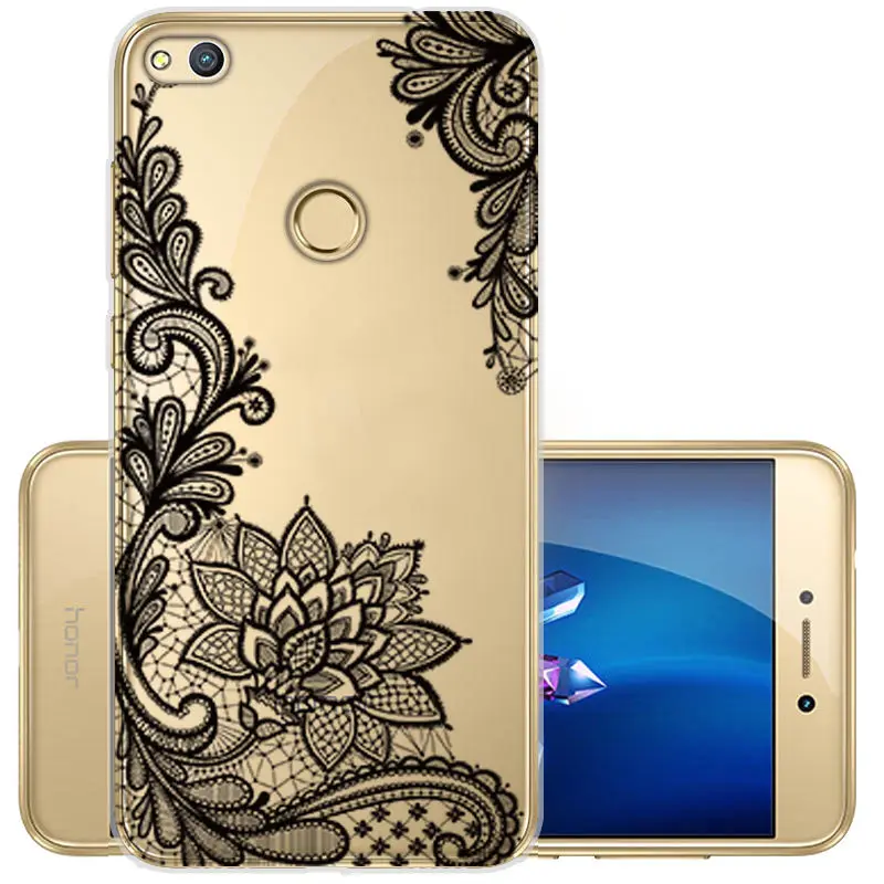 Painted Soft TPU Cover for Huawei P8 P9 Lite 2017 Clear Silicone Case Y5 Y6 2017 P Smart Honor 10 9 8X 9 lite Protective Fundas  (1)