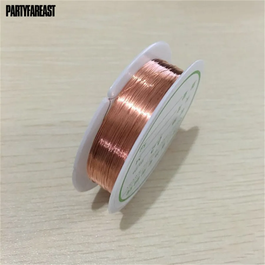 2Roll/lot Copper Wire Jewelry Findings DIY Jewelry Wires Beads For