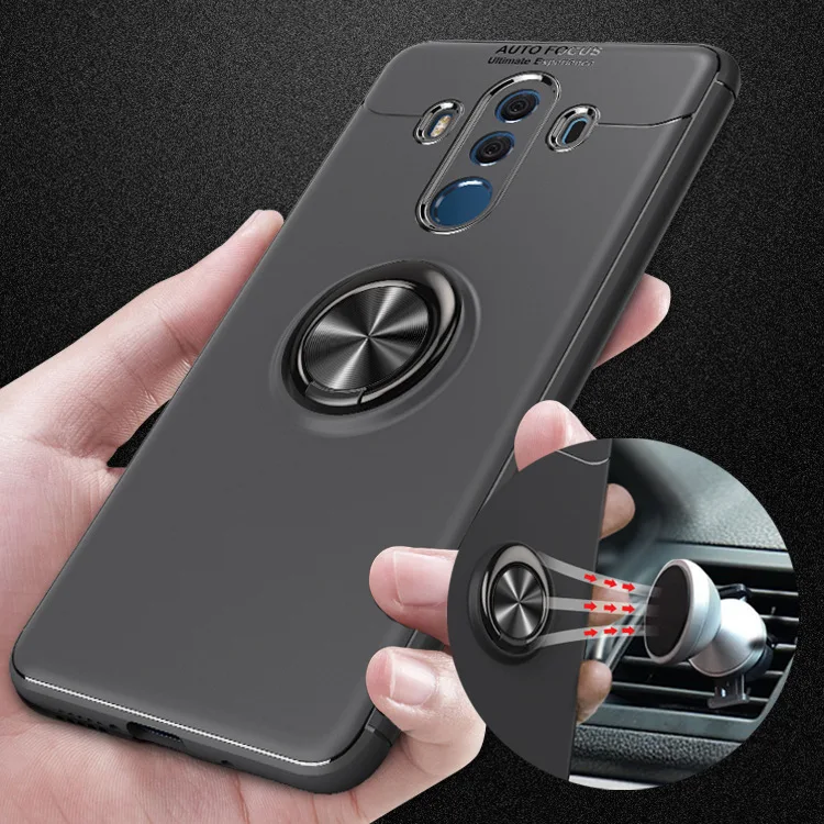 Чехлы для Huawei Mate 10 магнитный автомобильный держатель чехол с вращающимся на 360