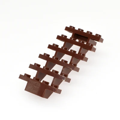 LEGO lot of 5 Black Stairs Staircase Steps Ladder Modular