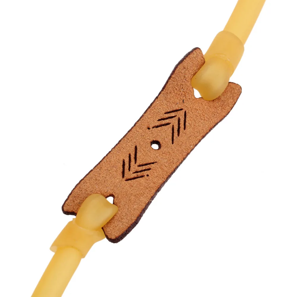 1 шт. охотничьи рогатки Резиновая лента с кожаным мешочком эластичные резиновые