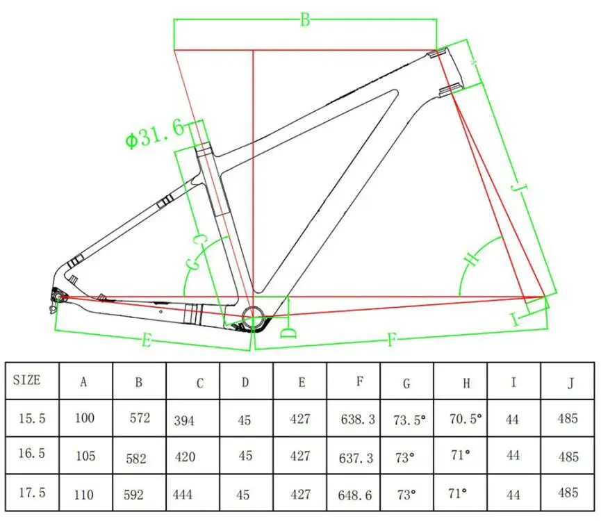 Sale NEW Super Light Carbon Bike Frame MTB 27.5er DEACASEN Carbon Mountain Bike Frame 27.5 Bicycle Frame Di2&Mechanical Derailleur 4