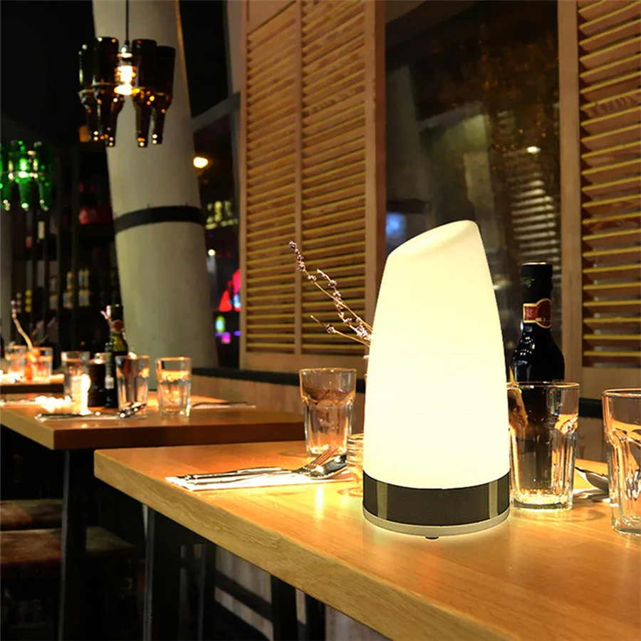 BEIAIDI USB Перезаряжаемые светодиодный Ночной светильник с Мощность Банк настольная лампа креативный бар КТВ Ресторан Кофе магазин настольная лампа