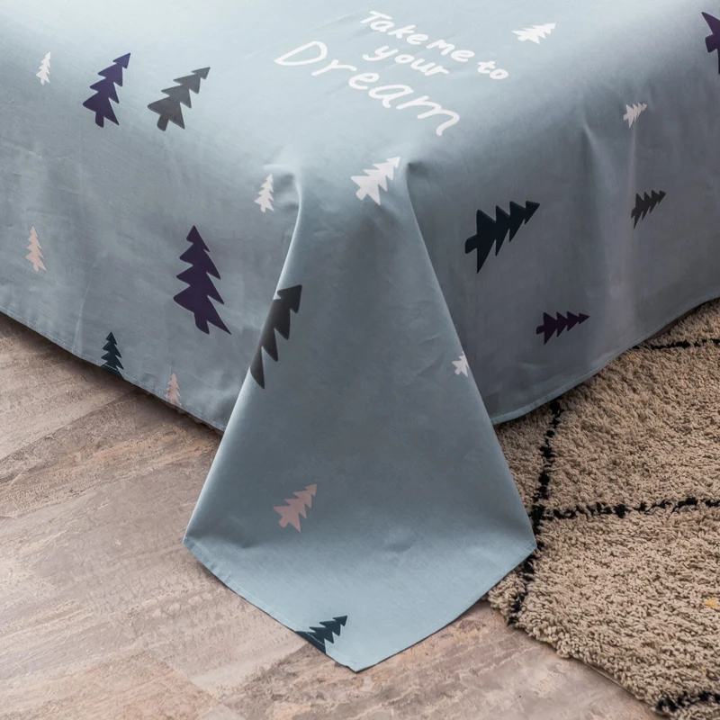 Nordic-Style-100%-Cotton-Bed-Sheets-Set-1PC-Flat-Sheet-2Pcs-Pillowcases-Twin-Queen-King-Size-Mattress-Protector-Cover-for-Adults-1