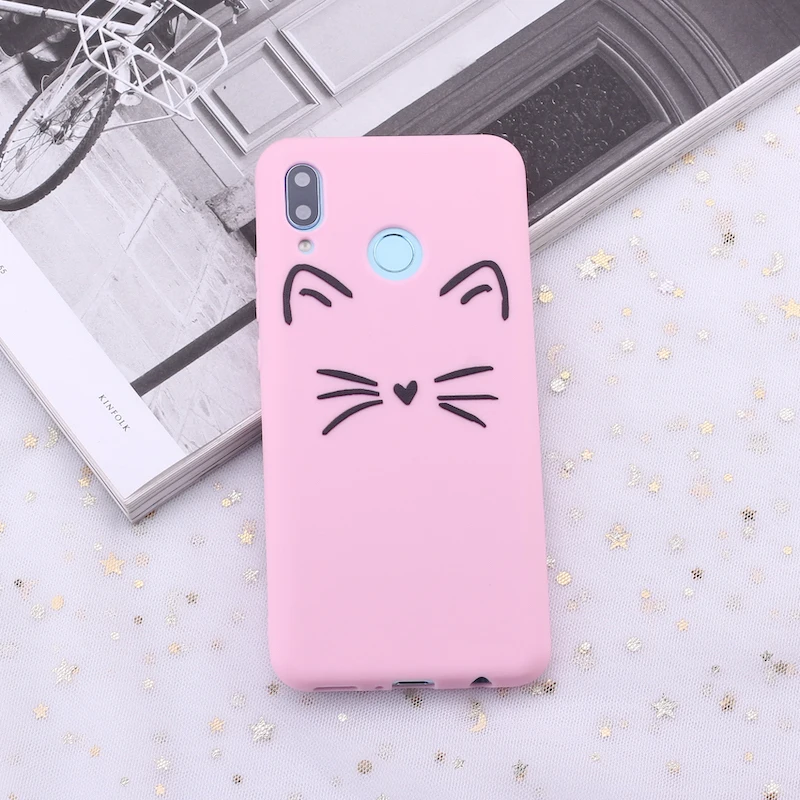 Для Huawei Honor Mate 10 20 Nova P20 P30 P Smart Cat Kitty Memes Kitty милый карамельный силиконовый чехол для телефона Capa Fundas Coque