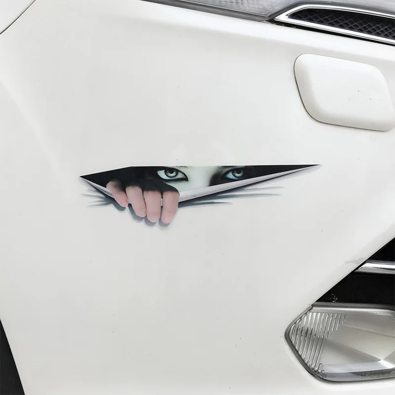 1pc SEEYULE Funny Car Sticker 3D Girl Eyes Peeking Monster Vinyl Body Window Decor Wall Thrill Sticker for Car Truck SUV 1pc SEEYULE Funny Car Sticker 3D Girl Eyes Peeking Monster Vinyl Body Window Decor Wall Thrill Sticker for Car Truck SUV