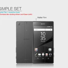Nillkin Matte антибликовым покрытием anti scratch Экран протектор Плёнки для Sony Xperia Z5 Compact/e5803/J5 компактный матовый защитный Плёнки