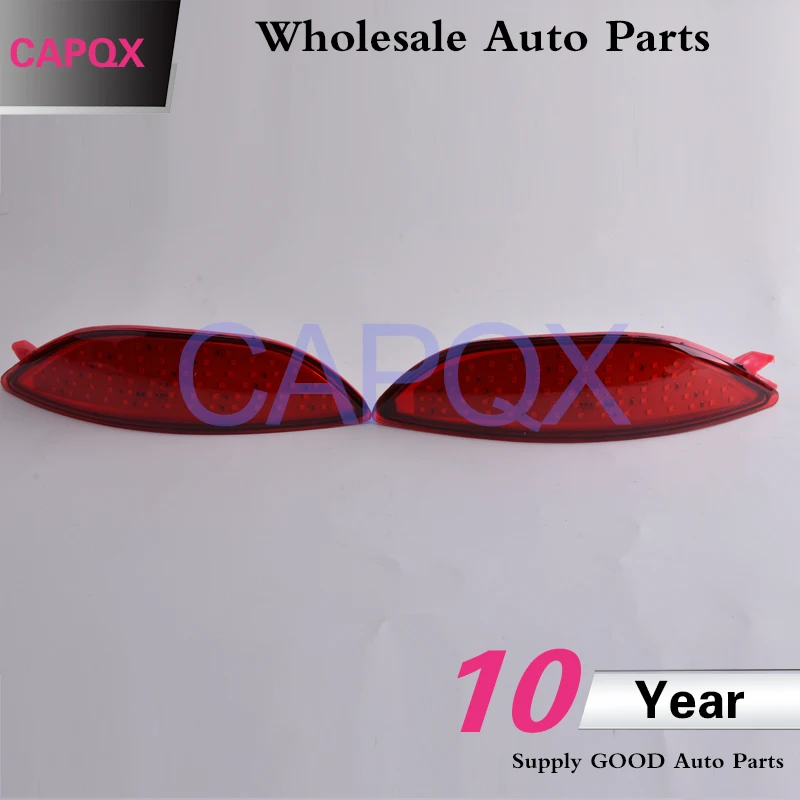 Capqx 2 шт./лот Переделанный светодиодный стоп-сигнал для Hyundai Accent Verna 2008- задний бампер отражатель свет предупреждающий свет противотуманная фара